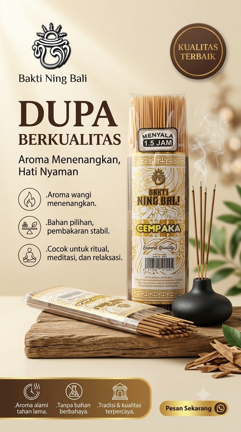 Rekomendasi dupa wangi yang dicari banyak orang