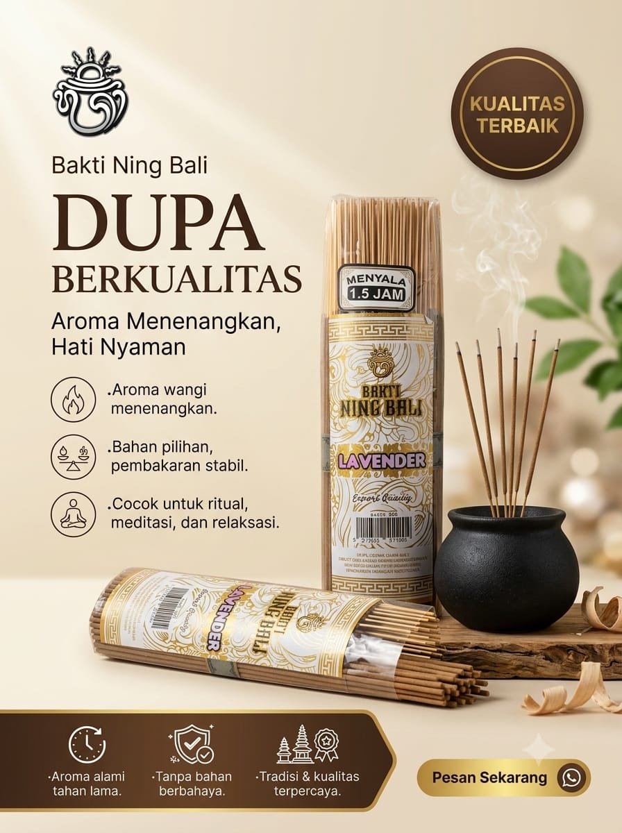 Rekomendasi dupa wangi yang dicari banyak orang