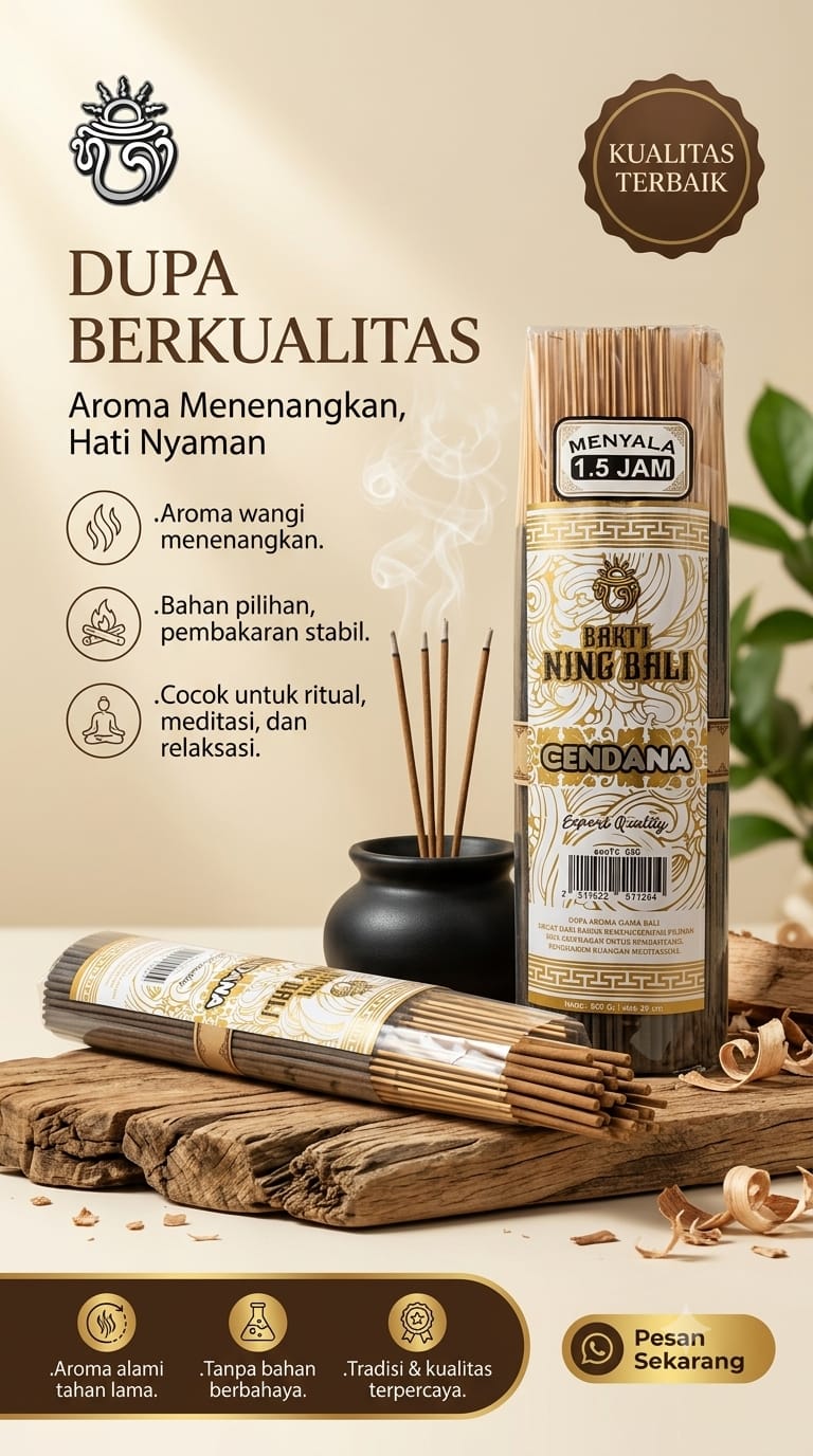 Rekomendasi dupa wangi yang dicari banyak orang