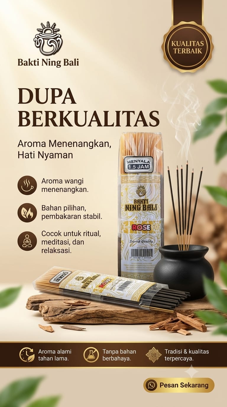 Rekomendasi dupa wangi yang dicari banyak orang