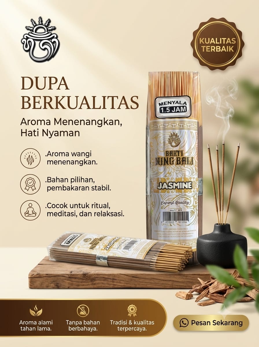 Rekomendasi dupa wangi yang dicari banyak orang