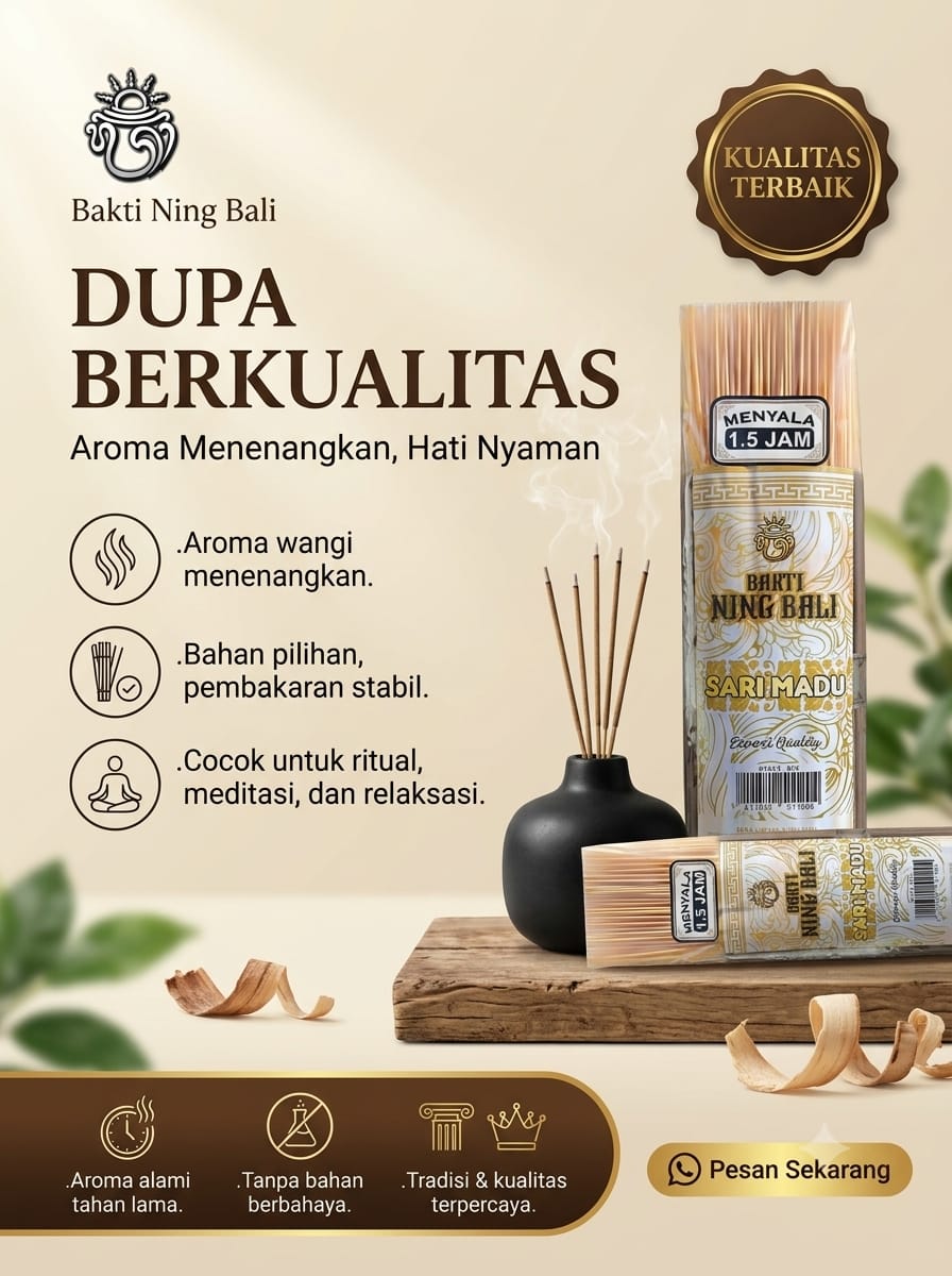Rekomendasi dupa wangi yang dicari banyak orang